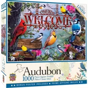 Masterpieces Puzzle Audubon Perched 1000 Piece Jigsaw Puzzle