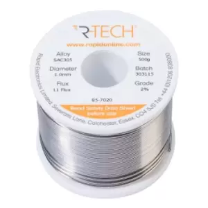 R-TECH 857020 SAC305 Solder 2% L1 Flux