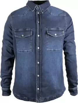 John Doe Motoshirt XTM Denim Motorcycle Shirt, blue, Size 3XL, blue, Size 3XL