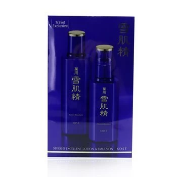 KoseSekkisei Excellent Lotion & Emulsion Set: Lotion Excellent 200ml + Emulsion Excellent 140ml 2pcs