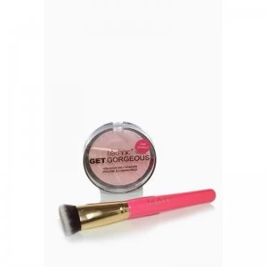 Technic Pink Sparkle Highlighting Brush Set