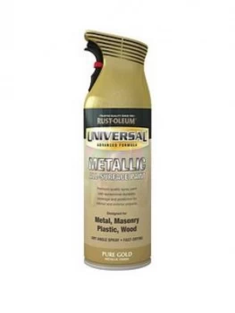 Rust-Oleum Metallic Pure Gold Universal Metal And All Surface Paint - 400Ml