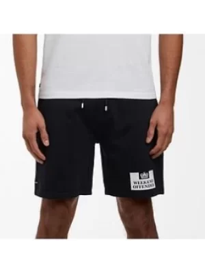 Weekend Offender Weekend Offender Fleece Jog Short, Navy, Size L, Men