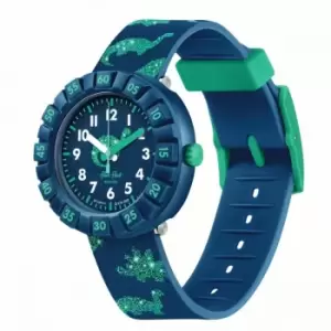 Childrens Flik Flak Dinaxus Shine Bright Watch