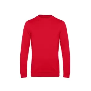 B&C Mens Set In Sweatshirt (3XL) (Red)