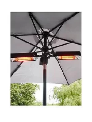 2X800W Radiant Parasol Heater