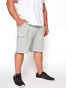 BadRhino Essential Jersey Cargo Short - Grey, Size 4XL, Men