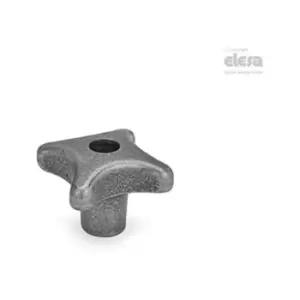 Elesa - Star knob-DIN 6335-GG-80-M16-D