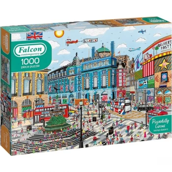 Falcon Contemporary Piccadilly Circus Jigsaw - 1000 Pieces