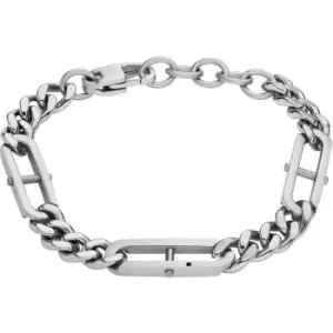 Gents Fossil Jewellery Heritage D Link Bracelet