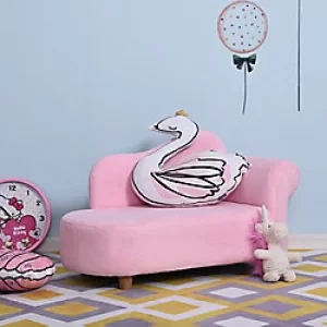 Homcom Kids Sofa Pink 490 x 80 mm