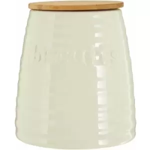 Premier Housewares Winnie Cream Dolomite Biscuit Canister