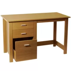 Techstyle Montrose Home Office Storage Desk / Workstation Oak