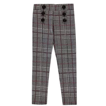 Firetrap Ponte Trousers Junior Girls - Checked