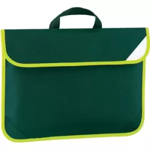 Quadra Enhanced-Vis Book Bag - 4 Litres (One Size) (Bottle Green)