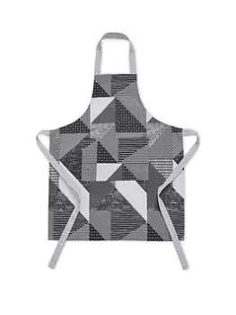 Catherine Lansfield Larsson Geo Apron In Grey