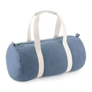 Bagbase Denim Barrel Bag (One Size) (Light Denim)