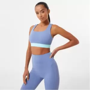 Everlast Micro Tape Sports Bra - Blue