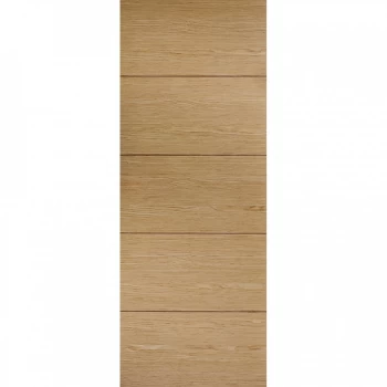 LPD Lille Fully Finished Oak Internal Flush Door - 1981mm x 838mm (78 inch x 33 inch)