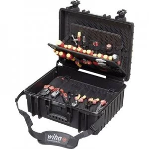 Wiha Professional 40523 Electrical contractors Tool box (+ tools) 80 Piece (L x W x H) 510 x 419 x 215 mm