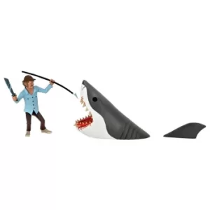 NECA Jaws Toony Terrors Jaws and Quint 6" Scale Action Figure 2-Pack