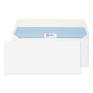 PREMIUM Office Envelopes Peel & Seal 105 x 241mm Plain 120 gsm Ultra White Wove Pack of 500