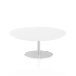 Italia Poseur Table Round 1200 Top 475 High White