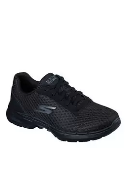 Skechers Go Walk 6 Iconic Vision Trainers, Black, Size 3, Women