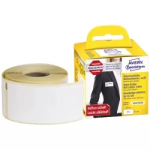 Avery-Zweckform Label roll 41 x 89mm Film White 200 pc(s) Removable AS0722560 Name stickers