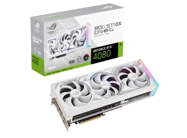 ASUS ROG Strix GeForce RTX 4080 SUPER 16GB GDDR6X White Edition - 90YV0KB3-M0NA00