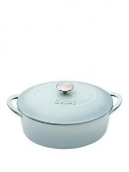 Denby Pavilion 28Cm Cast Iron Oval Casserole Dish