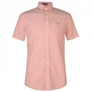 Gant Gant Short Sleeve Pop Stripe Shirt Mens - Coral 859