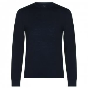 Howick Merino Crew Jumper - Dark Navy