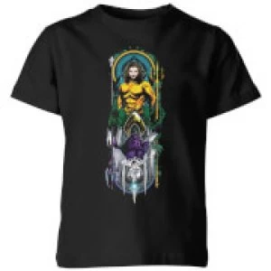 Aquaman and Ocean Master Kids T-Shirt - Black - 11-12 Years