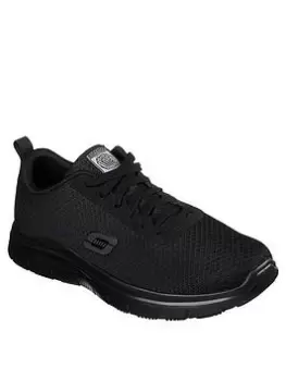 Skechers Safety Flex Advantage Trainers - Black, Size 11, Men