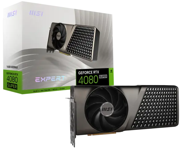 MSI GeForce RTX 4080 SUPER EXPERT 16GB GDDR6X Graphics Card