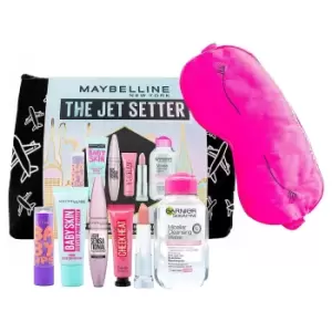 Maybelline Travel Giftset With Primer Mascara Lipstick Blush & Micellarwater