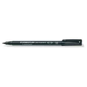 Staedtler Lumocolour 317 1mm Permanent Universal Pen Black 1 x Pack of 10