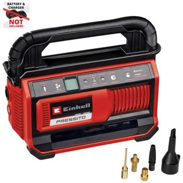 Einhell 4020430 Cordless compressor PRESSITO 18/25 Power X-Change 11 bar Digital display