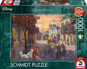 Schmidt Thomas Kinkade: Disney Aristocats Jigsaw Puzzle - 1000 Pieces