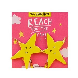 Happy News Acrylic Necklace - Reach For The Stars (Pack of 4)