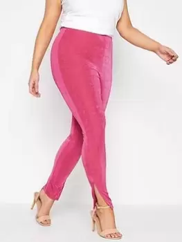 Yours Slinky Split Legging Hot Pink, Size 20, Women