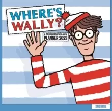 Where's Wally Household Square Wall Planner Calendar 2023