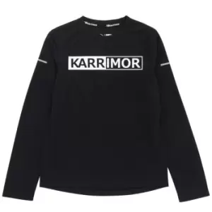 Karrimor Long Sleeve Run T Shirt Junior Boys - Black