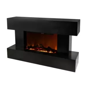 Focal Point Rivenhall Contemporary 2Kw Gloss Black Electric Fire