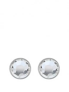 Tommy Hilfiger Classic Cubic Zirconia Logo Stud Earring