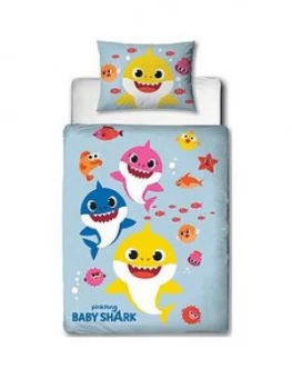 Baby Shark Baby Shark Fishes Duvet Set - Junior