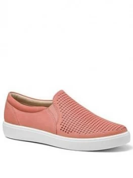 Hotter Daisy Deck Shoes - Coral, Size 6, Women