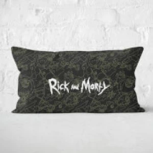 Rick And Morty Rectangular Cushion - 30x50cm - Soft Touch