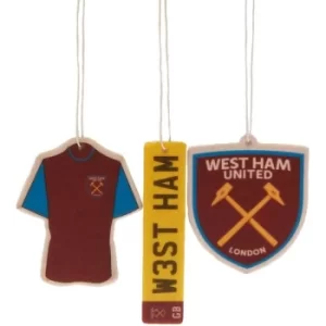 West Ham United FC 3pk Air Freshener